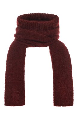 Dries Van Noten: Бордовый шарф 