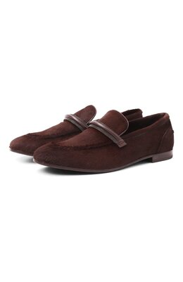 Brunello Cucinelli: Коричневые лоферы 
