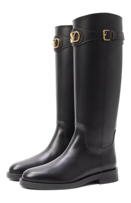 Valentino: Чёрные сапоги  VLogo Signature