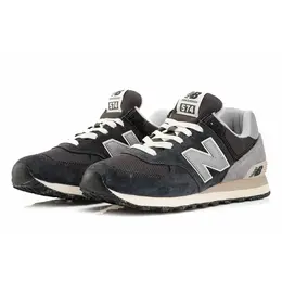 New Balance: Чёрные кроссовки  574