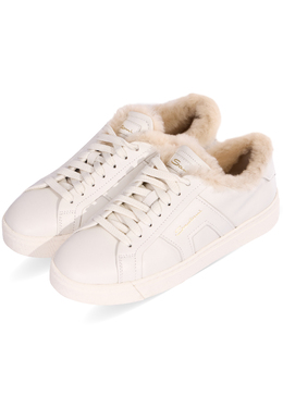 SANTONI: Белые кеды 