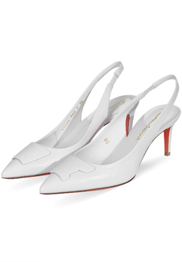 SANTONI: Белые босоножки 