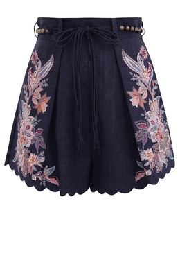 ZIMMERMANN: Синие шорты 