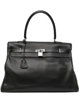 Hermès Pre-Owned: Чёрная сумка-шоппер 