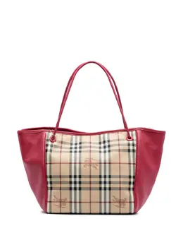 Burberry Pre-Owned: Коричневая сумка-шоппер 