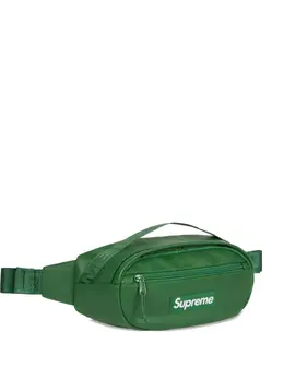 Supreme: Зелёная поясная сумка 