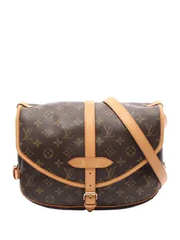 Louis Vuitton Pre-Owned: Коричневая сумка через плечо 