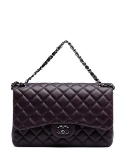 CHANEL Pre-Owned: Фиолетовая сумка 