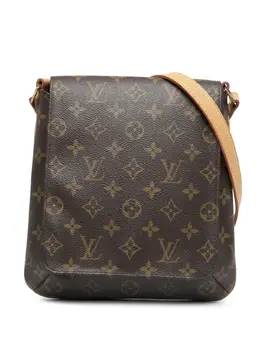 Louis Vuitton Pre-Owned: Коричневая сумка через плечо 