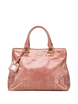 Prada Pre-Owned: Розовая сумка 