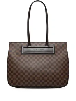 Louis Vuitton Pre-Owned: Коричневая сумка-шоппер 