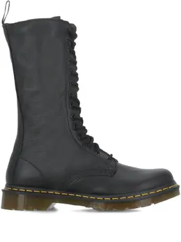 Dr. Martens: Чёрные ботинки 