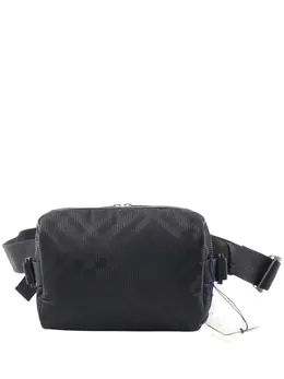 Burberry Pre-Owned: Чёрная поясная сумка 