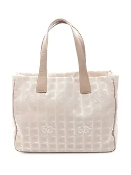CHANEL Pre-Owned: Коричневая сумка-шоппер 