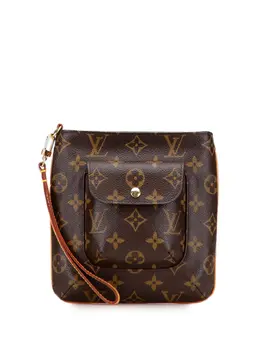 Louis Vuitton Pre-Owned: Коричневый клатч 