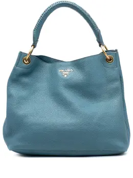 Prada Pre-Owned: Голубая сумка 