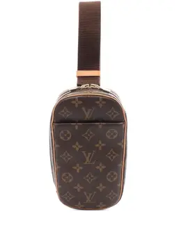 Louis Vuitton Pre-Owned: Коричневая сумка через плечо 