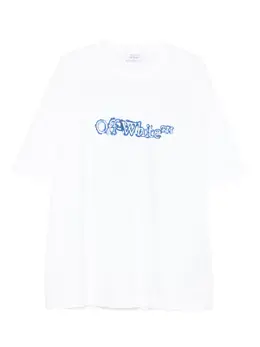 Off-White: Футболка с принтом 