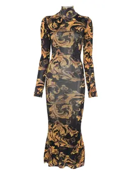 Versace Jeans Couture: Платье с принтом 