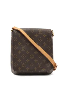 Louis Vuitton Pre-Owned: Коричневая сумка через плечо 