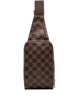 Louis Vuitton Pre-Owned: Коричневая сумка через плечо 
