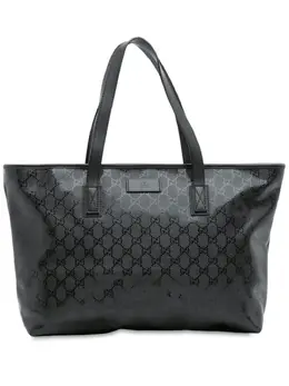Gucci Pre-Owned: Чёрная сумка-шоппер 