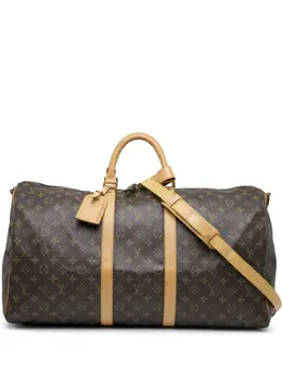 Louis Vuitton Pre-Owned: Коричневая дорожная сумка 