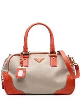 Prada Pre-Owned: Коричневая сумка 