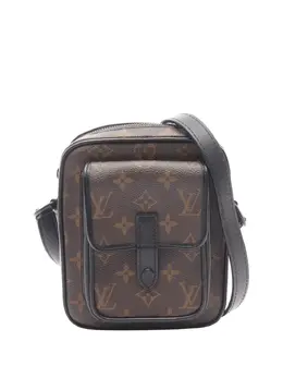 Louis Vuitton Pre-Owned: Коричневая сумка через плечо 
