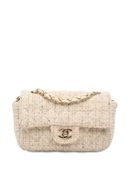CHANEL Pre-Owned: Коричневая сумка через плечо 