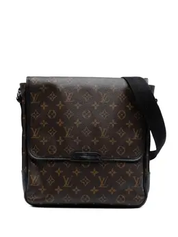 Louis Vuitton Pre-Owned: Коричневая сумка через плечо 