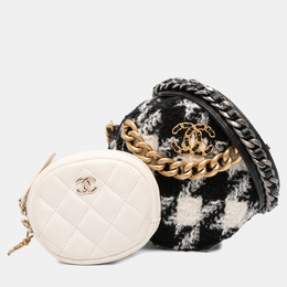 Chanel: Многоцветный клатч 