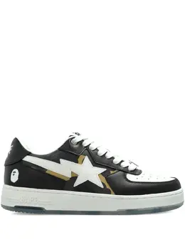 A BATHING APE®: Чёрные кроссовки 