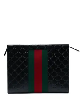 Gucci Pre-Owned: Чёрный клатч 