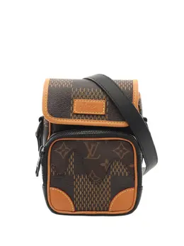Louis Vuitton Pre-Owned: Коричневая сумка через плечо 