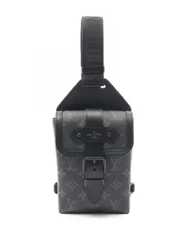 Louis Vuitton Pre-Owned: Чёрная сумка 