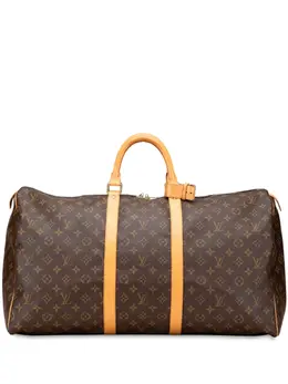 Louis Vuitton Pre-Owned: Коричневая дорожная сумка 