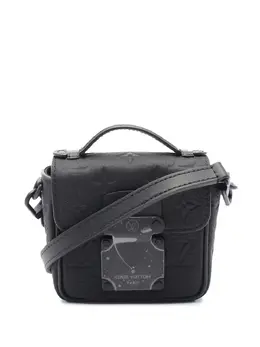 Louis Vuitton Pre-Owned: Чёрная сумка 