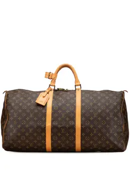 Louis Vuitton Pre-Owned: Коричневая дорожная сумка 