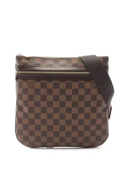 Louis Vuitton Pre-Owned: Коричневая сумка через плечо 