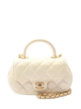 CHANEL Pre-Owned: Коричневая сумка на руку 