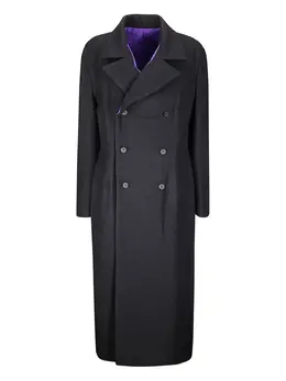 Yohji Yamamoto: Двубортное пальто 