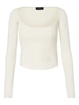 Mugler: Топ с длинным рукавом 