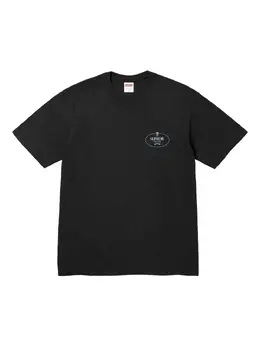 Supreme: Чёрная футболка  Crest