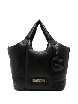 Love Moschino: Чёрная сумка-шоппер 