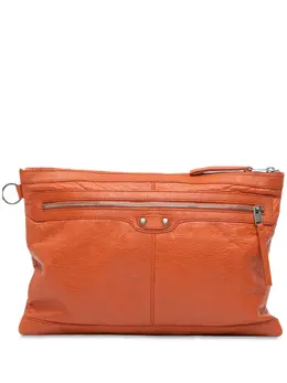 Balenciaga Pre-Owned: Оранжевый клатч 