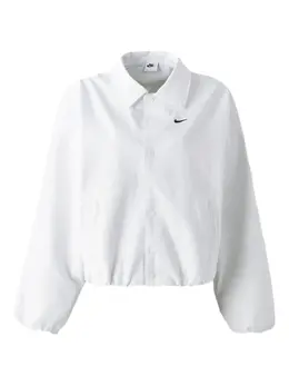 Nike: Белая куртка  Swoosh