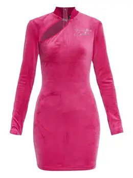 Versace Jeans Couture: Платье с длинным рукавом 