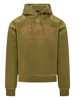 DSQUARED2: Коричневая толстовка 
