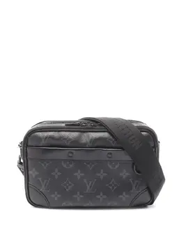 Louis Vuitton Pre-Owned: Чёрная сумка через плечо 